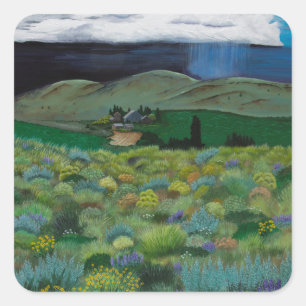 Imperial Stock Ranch Square Sticker