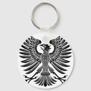 Imperial Style Eagle Emblem Keychain