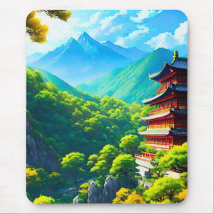 Imperial Tranquillity: Nature's Embrace Mouse Pad