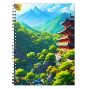 Imperial Tranquillity: Nature's Embrace Notebook