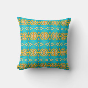 Imperial Turquoise Throw Pillow