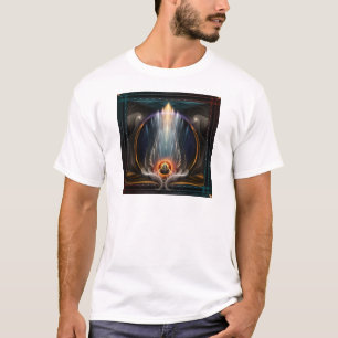 Imperial View Fractal Art Mens T-shirt Basic