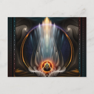 Imperial View Fractal Art Postcard