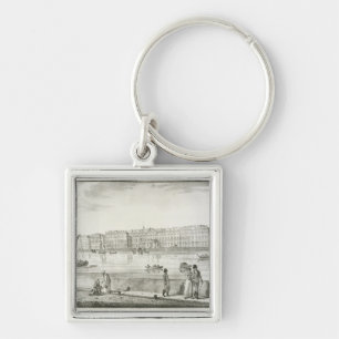 Imperial Winter Palace, St. Petersburg (litho) Keychain