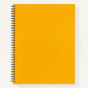 Imperial Yellow Solid Color  Notebook
