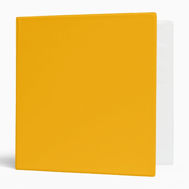 Imperial Yellow Solid Colour  Binder (Front/Inside)