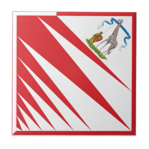 Imperiale Contrada della Giraffa - Giraffe Palio Tile