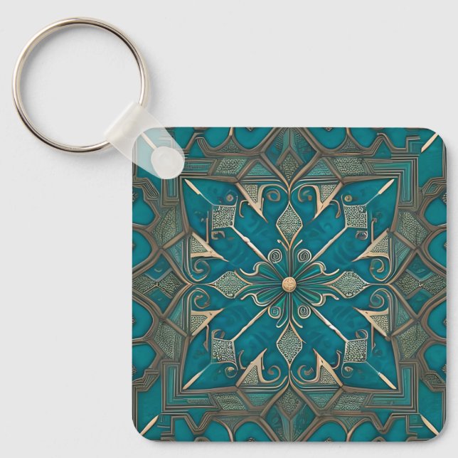 Imperturbability pattern keychain (Front)