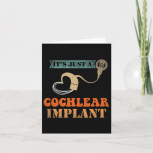 Implant Hard Of Hearing Vintage Hearing Impaired  Card