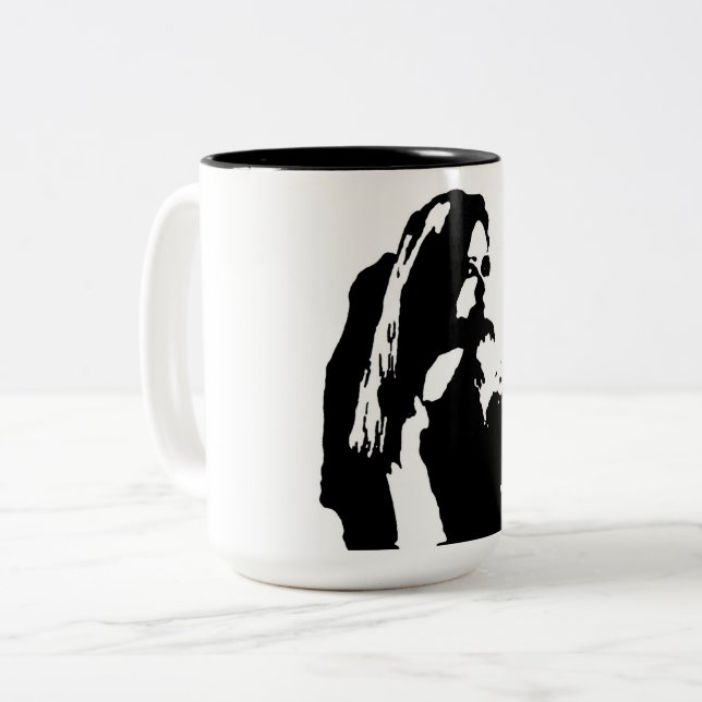 Impolite To Stare Two-Tone Coffee Mug (Front Left)