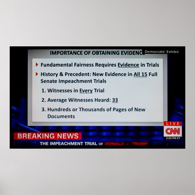 Importance Of Obtaining Evidence Poster (Front)