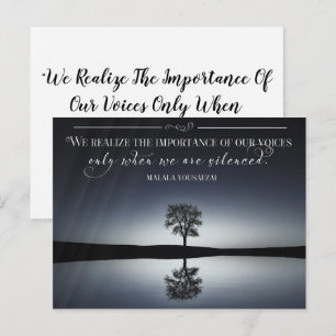 Importance Of Our Voices Postcard