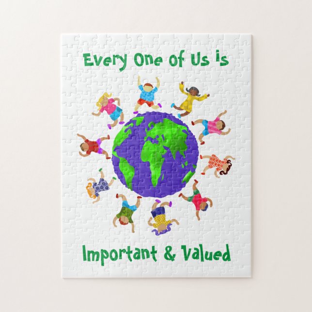 Important and Valued Children Jigsaw Puzzle (Vertical)