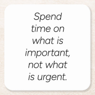 Important Paper Coaster