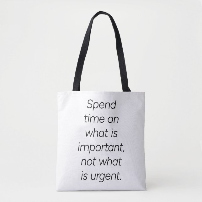 Important Shoulder Tote Bag (Front)