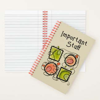 Important Stuff Notebook 8.5x5.5