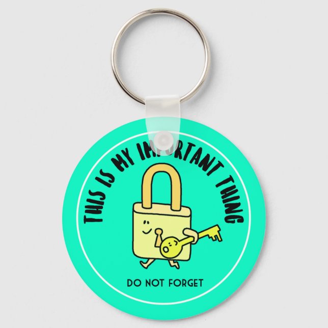 Important things keychain (Front)