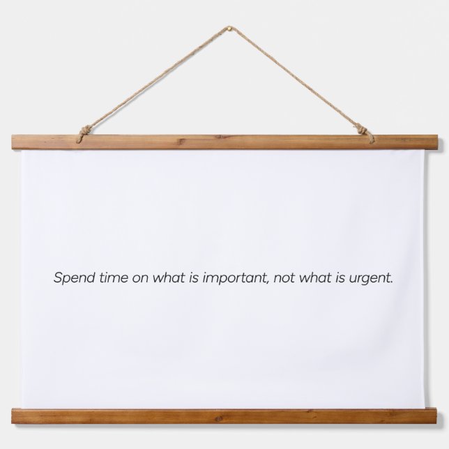 Important Wood Topped Wall Tapestry (Front)