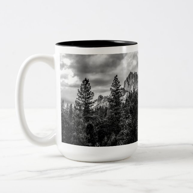 Imposing Two-Tone Coffee Mug (Left)