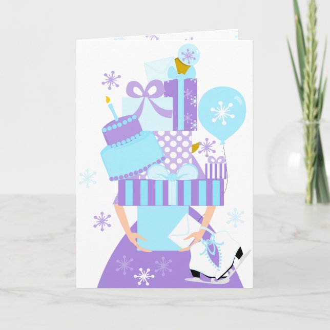 Impossible Birthday Stack No.1 Winter Card (Front)