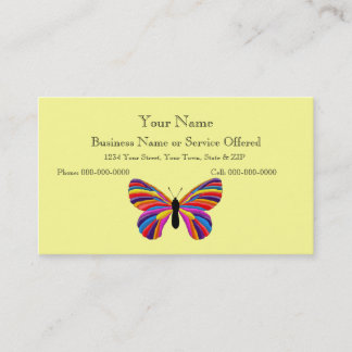 Impossible Butterfly Business Card