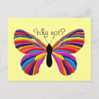 Impossible Butterfly - Why Not? Postcard