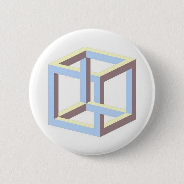 impossible_cube 2 inch round button (Front)