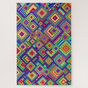 Impossible Diamond Pattern Jigsaw Puzzle