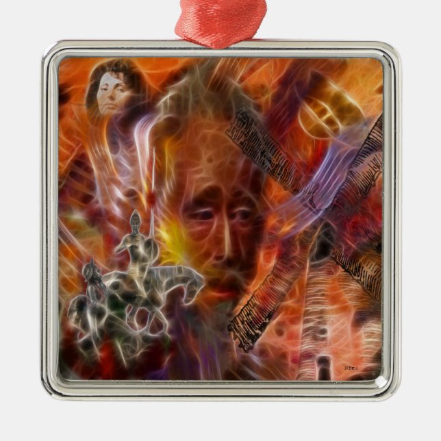 Impossible Dream Metal Ornament (Front)