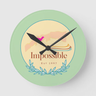Impossible Est 1997 Round Clock