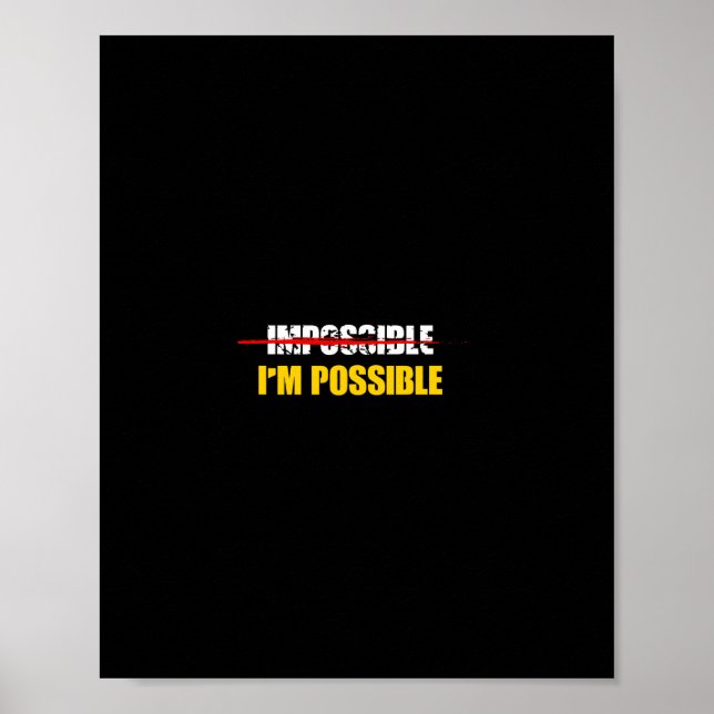 impossible i'm possible poster (Front)