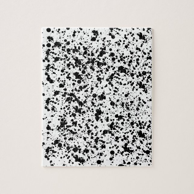 Impossible ink splatter stain jigsaw puzzle (Vertical)