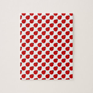 Impossible Ladybug Pattern Frustrating Jigsaw Puzzle