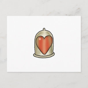 Impossible Love - Love Condom Postcard