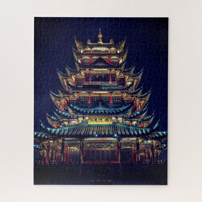 Impossible Puzzle - Asian Temple (Vertical)