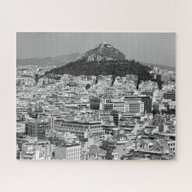 Impossible Puzzle - BW Athens Mount Olympus (Horizontal)