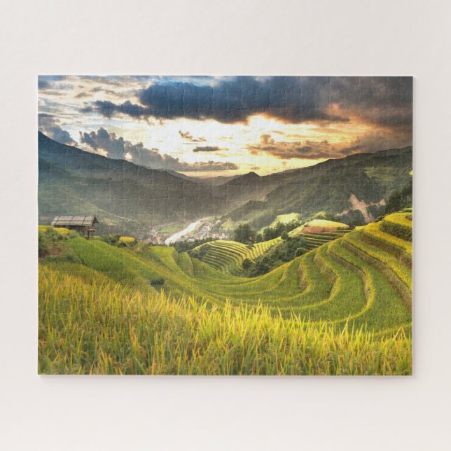 Impossible Puzzle - Rice Terraces (Horizontal)