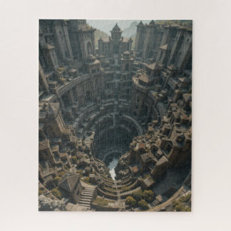 impossible puzzle -The Spiral City Illusion