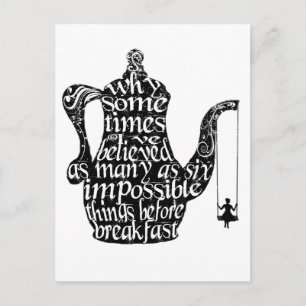 Impossible things postcard