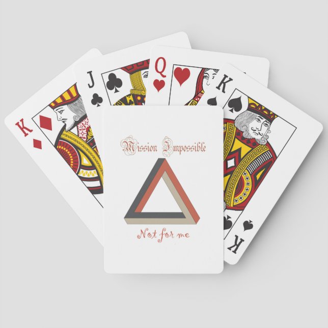 Impossible Triangle Playing Cards (Back)