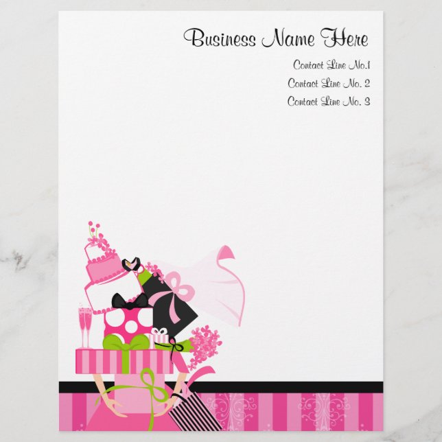 Impossible Wedding Stack Letterhead (Front)