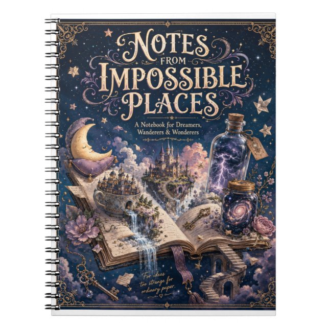 Impossible Worlds Dreamer Notebook (Front)