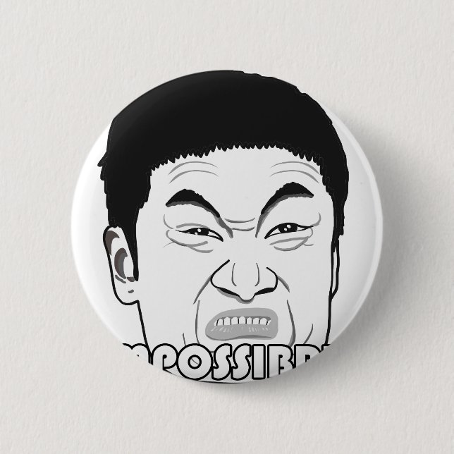 Impossibru 2 Inch Round Button (Front)