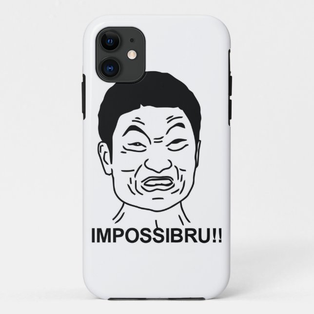 Impossibru Case-Mate iPhone Case (Back)