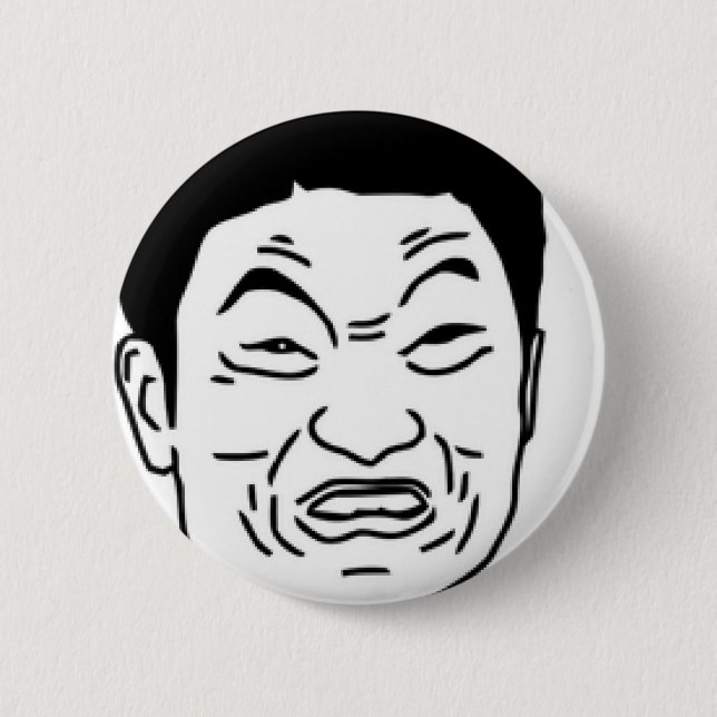 Impossibru!! Comic Face 2 Inch Round Button (Front)