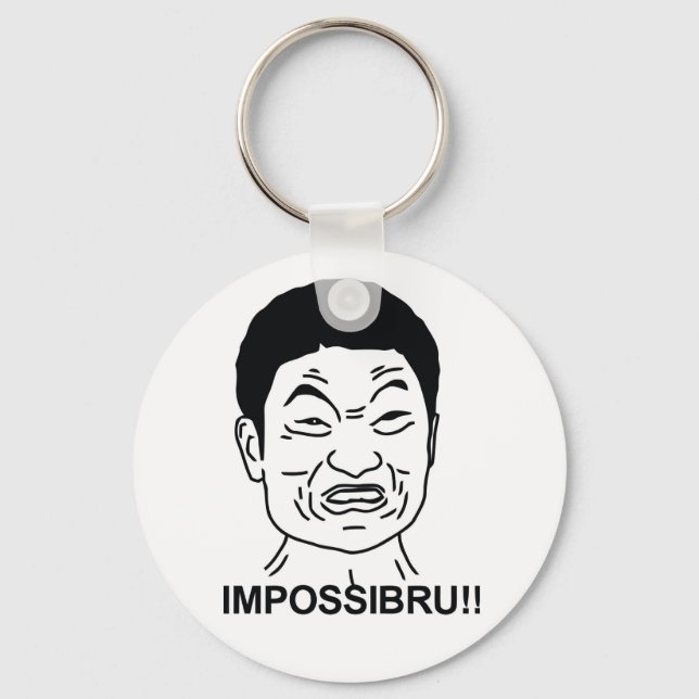 Impossibru Keychain (Front)