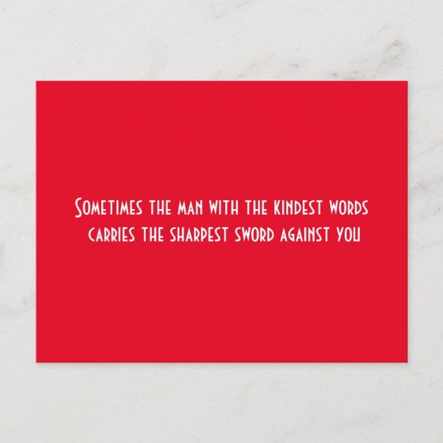 Impostor Postcard (Front)