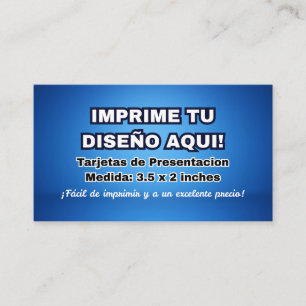 Impresio para Tarjetas de Presentacion Imprime Business Card