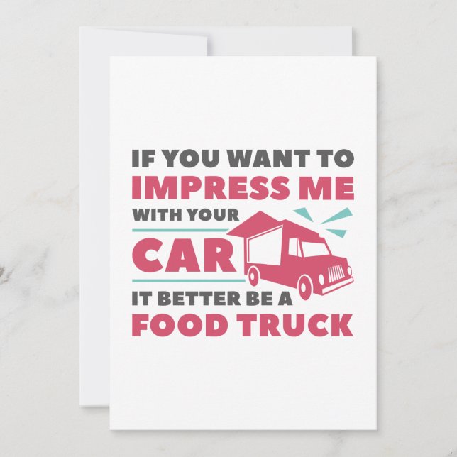 Impress Food Truck Thank You Card (Front)