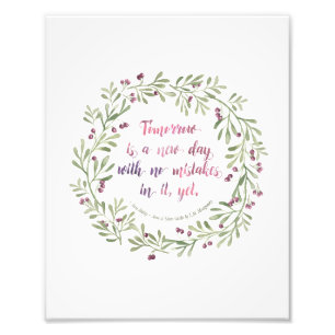 Impression 8x10 - citation Anne of Green Gables